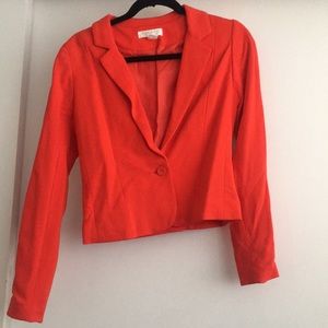 Forever 21 orange blazer